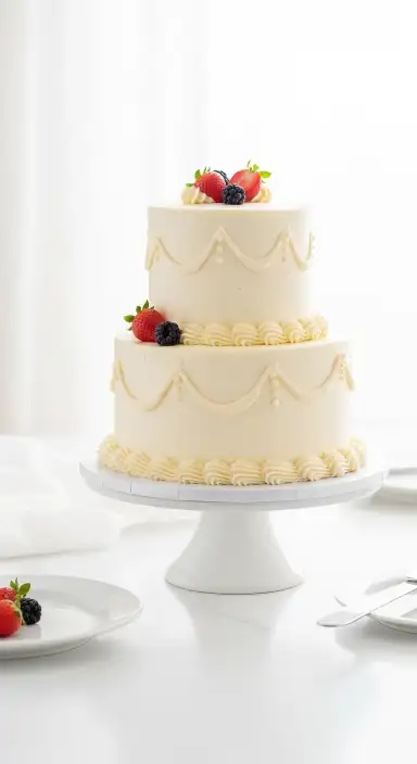15 Wedding Cakes: Ideas & Recipes 2025 2 2-Tier Vanilla Dream