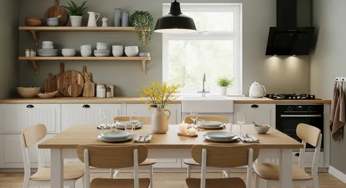 35 Beautiful Farmhouse Kitchen Table Setting Ideas 11 Charming Place Settings with Name Tags