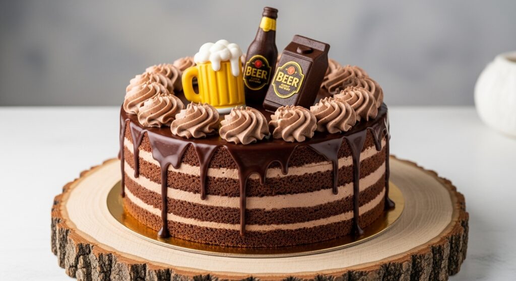 25 Unique Birthday Cakes for Men 3 Chocolate Stout layer cake