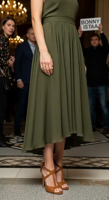 35 Stunning Olive Green Dress Outfits for Weddings 30 Exploring Stylish Footwear Trends