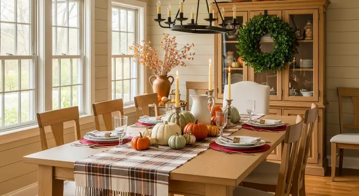 35 Beautiful Farmhouse Kitchen Table Setting Ideas 31 Incorporating Colorful Textiles