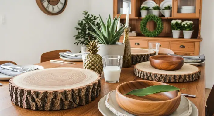 35 Beautiful Farmhouse Kitchen Table Setting Ideas 29 Natural Centerpieces with Candles