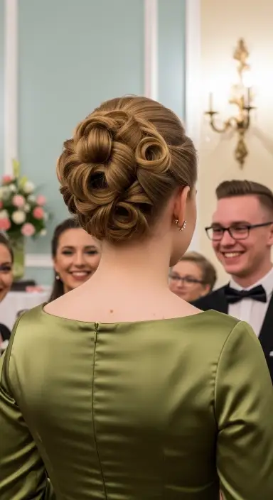 35 Stunning Olive Green Dress Outfits for Weddings 8 Selecting the Perfect Hairstyle