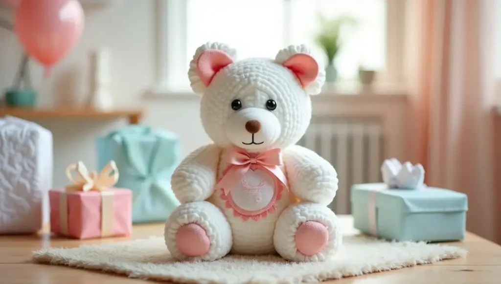How to Make a Decorative Diaper Teddy Bear 9 Pairing Your Teddy Bear with Baby Shower Themes