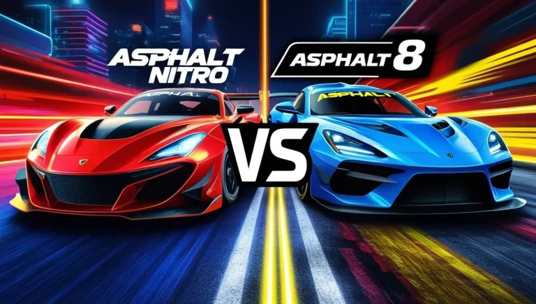 Asphalt Nitro vs Asphalt 8