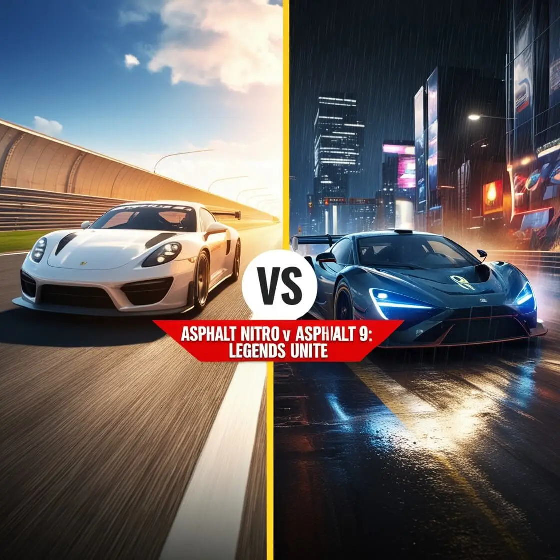 asphalt 9 vs asphalt nitro