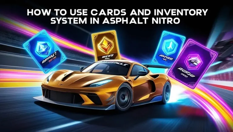 How to Use Cards in Asphalt Nitro