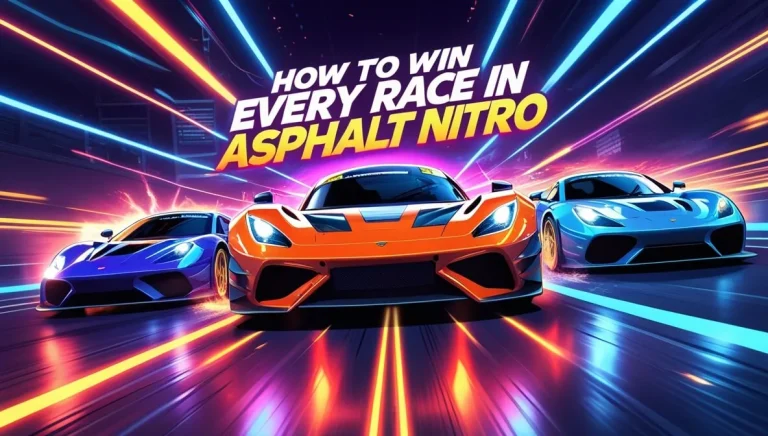 how to win race in asphalt nitro