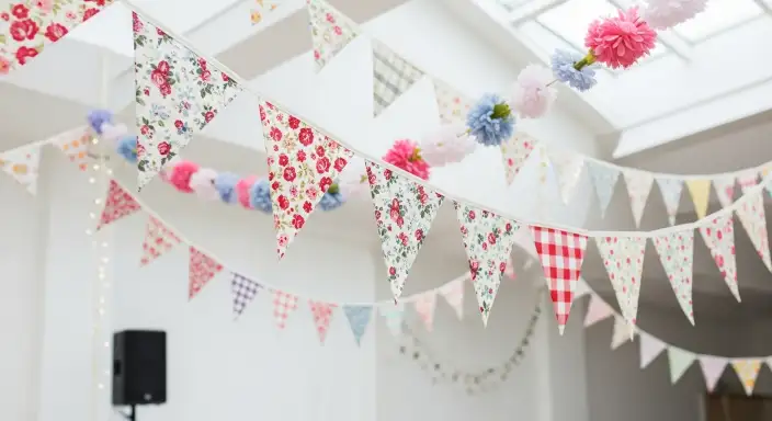 35 Stunning Garden Party Decorations to Inspire Your Celebration 12 Bunting and Garlands
