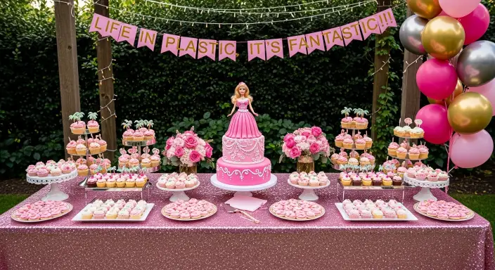 Barbie Pool Party: Your Ultimate Glamorous Summer Extravaganza Guide 4 Color Palette: Think Pink (with a Glam Twist!)
