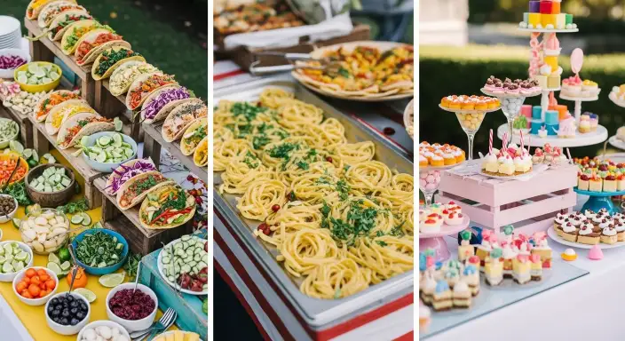 35 Stunning Garden Party Decorations to Inspire Your Celebration 22 Creative Food Stations