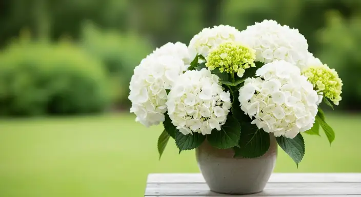 25 Stunning Hydrangea Bouquets for Every Occasion 3 Elegant White Hydrangea Arrangement
