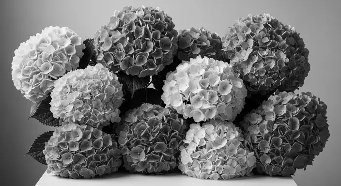 25 Stunning Hydrangea Bouquets for Every Occasion 21 Hydrangea Bouquets in Monochrome Shades