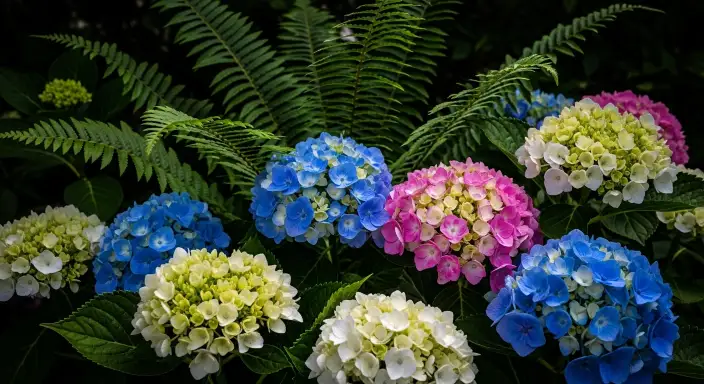 25 Stunning Hydrangea Bouquets for Every Occasion 15 Hydrangea and Fern Garden Arrangement