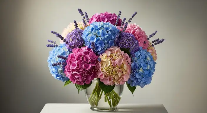 25 Stunning Hydrangea Bouquets for Every Occasion 20 Hydrangea and Lavender Serenity Bouquet