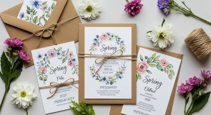 Magical May Wedding Ideas: A Spring Celebration Guide 16 Invitation Ideas