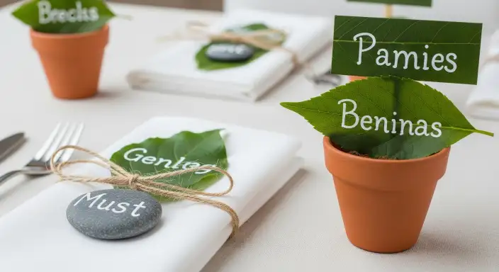 35 Stunning Garden Party Decorations to Inspire Your Celebration 16 Personalized Place Cards