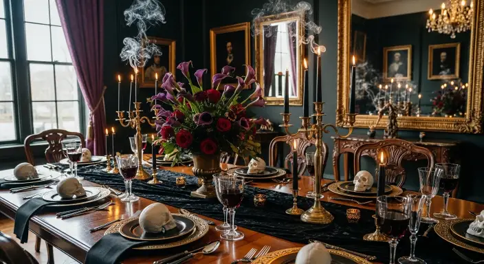 Hosting the Ultimate Halloween Dinner Party: A Hauntingly Elegant Guide 2 Setting the Scene: Gothic Glamour Meets Culinary Artistry