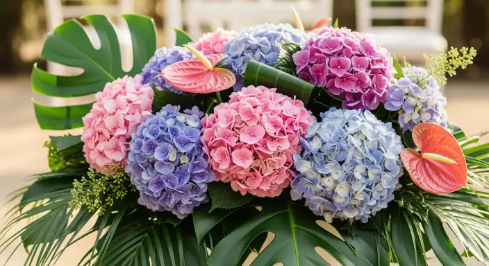 25 Stunning Hydrangea Bouquets for Every Occasion 10 Tropical Hydrangea Floral Design