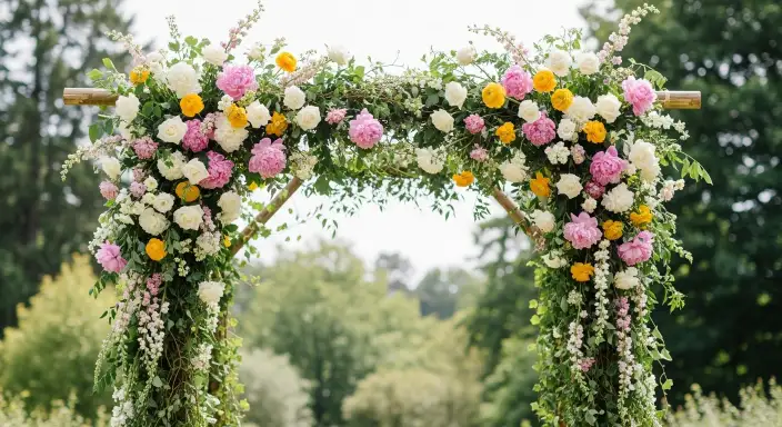 25 Unique Wedding Flowers You Must Know 20 Wedding Flowers Arch