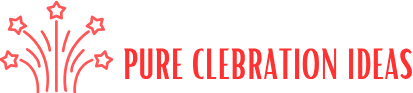pure celebration ideas logo design