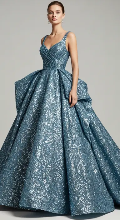 20 Stunning Ball Gowns for Your Next Formal Event 16 A-Line Chiffon Gown by Lulus