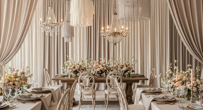 Creative Party Decor Ideas to Instantly Elevate Any Celebration 6 Add Texture with Fabrics and Linens
