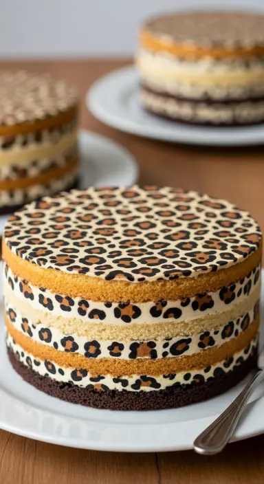 Jungle Theme Cake Ideas: Wild Celebrations Made Sweet 5 Animal Print Layer Cake