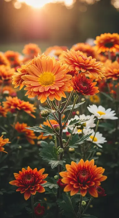 50 Stunning Flower Phone Wallpapers to Brighten Your Screen 35 Beautiful Autumn Chrysanthemums