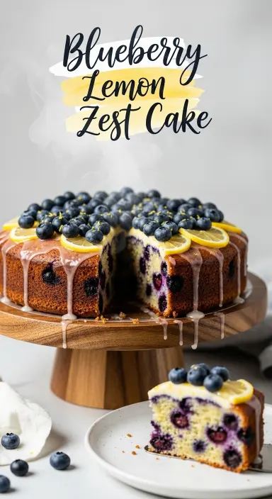 25 Summer Cakes Ideas: Fresh, Vibrant Desserts to Brighten Your Season 3 Blueberry Lemon Zest Cake