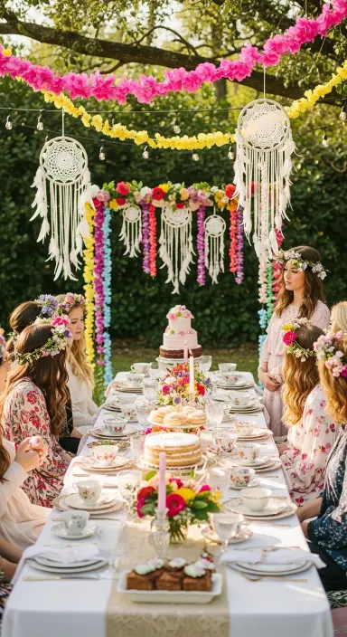 25 Delicious Tea Party Birthday Ideas to Wow Your Guests 12 Boho Tea Party Birthday Ideas