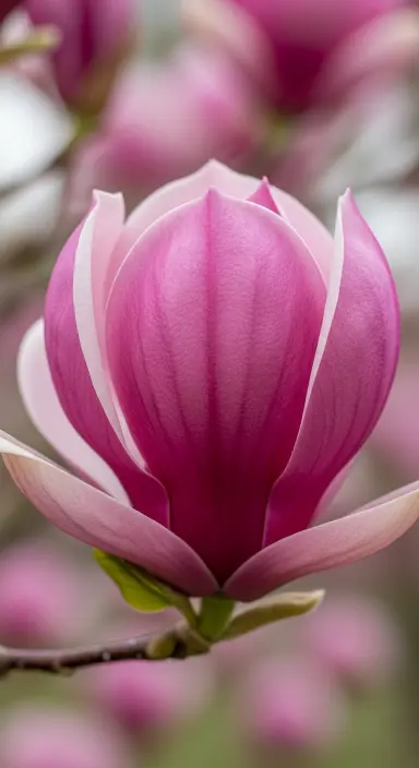 50 Stunning Flower Phone Wallpapers to Brighten Your Screen 54 Bold Magnolia Blossom Close-Up