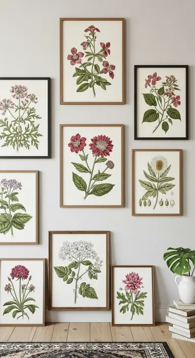50 Stunning Flower Phone Wallpapers to Brighten Your Screen 44 Botanical Illustrations as Wall Art