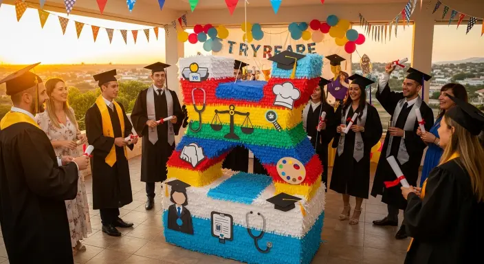 25 Creative Graduation Party Ideas for a Memorable Celebration 22 Career Path Piñata