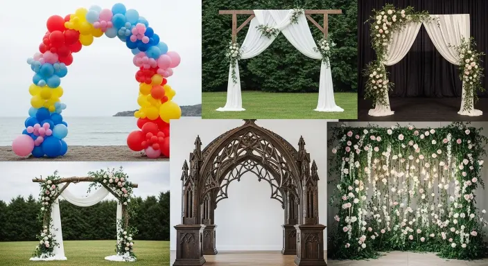 Capturing the Perfect Beach Wedding Flowers: A Complete Guide to Stunning Seaside Styling 5 Ceremony Arches and Backdrops