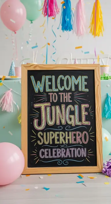 Top 10 Creative Party Decoration Ideas to Make Any Celebration Pop 6 Chalkboard Signage