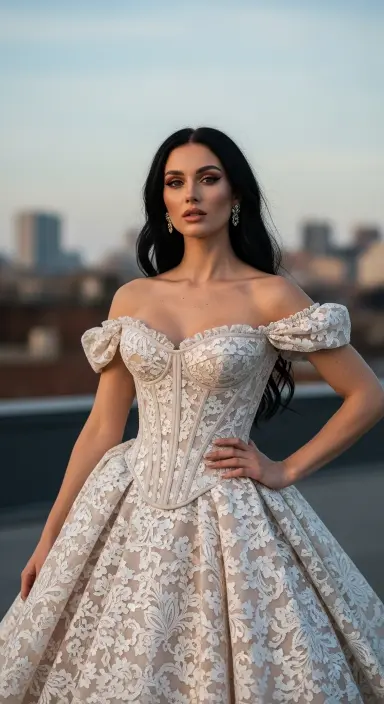 20 Stunning Ball Gowns for Your Next Formal Event 9 Corset Bodice Gown by Couture Candy