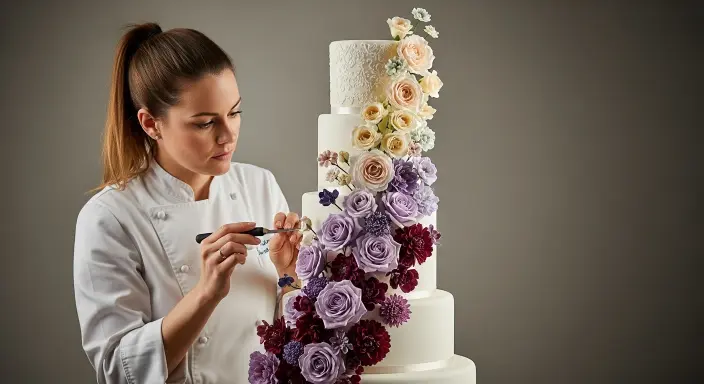 Wedding Cakes with Flowers