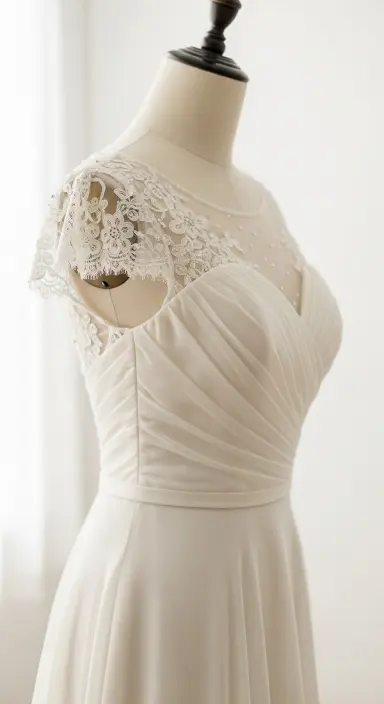 35 Breathtaking Romantic Wedding Dresses for Your Dream Day 7 Delicate Cap Sleeves