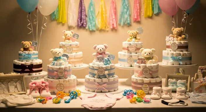 Gender Reveal Party Gifts: A Comprehensive Guide for Thoughtful Guests 3 Diaper Cake