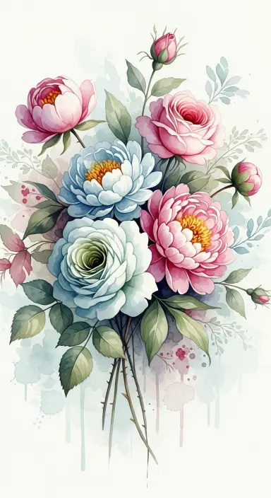 50 Stunning Flower Phone Wallpapers to Brighten Your Screen 37 Elegant Floral Watercolor