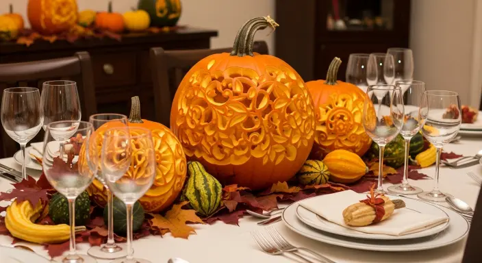 Elevate Your Table with a Stunning Pumpkin Centerpiece