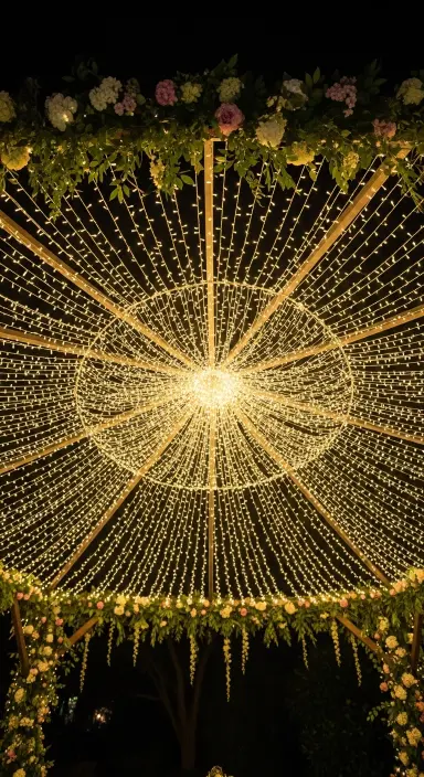 Top 10 Creative Party Decoration Ideas to Make Any Celebration Pop 5 Fairy Light Canopy