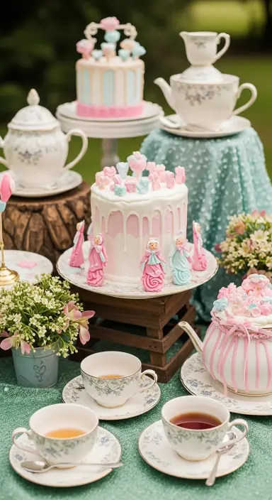 25 Delicious Tea Party Birthday Ideas to Wow Your Guests 22 Fairy Tale Tea Party Birthday Ideas