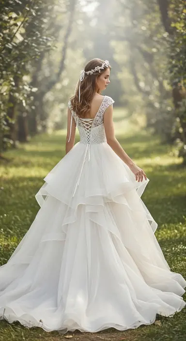 35 Breathtaking Romantic Wedding Dresses for Your Dream Day 12 Fairy Tale Tulle Skirts