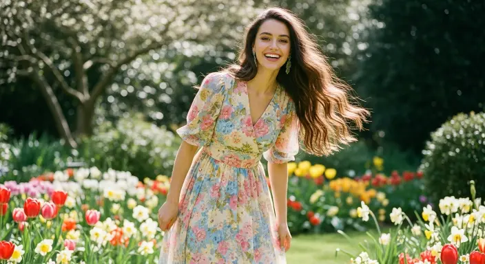 The Perfect Engagement Party Outfits: What to Wear for Every Style and Season 2 Floral Midi Dress for Spring Garden Parties