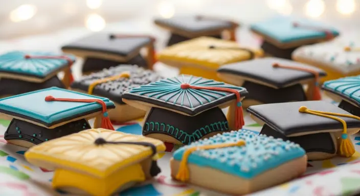 25 Creative Graduation Party Ideas for a Memorable Celebration 24 Graduation Cap Cookies
