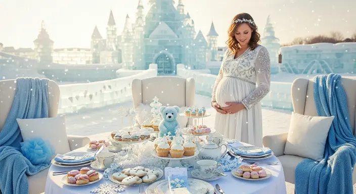25 Sweet Winter Baby Shower Ideas to Warm Your Celebration 22 Ice Castle Fantasy