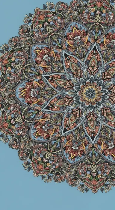 50 Stunning Flower Phone Wallpapers to Brighten Your Screen 38 Intricate Floral Mandala