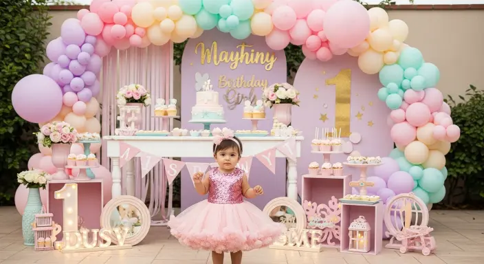 Magical First Birthday Girl Party: Ultimate Styling & Photography Guide 6 Master Lighting for Vibrant Shots